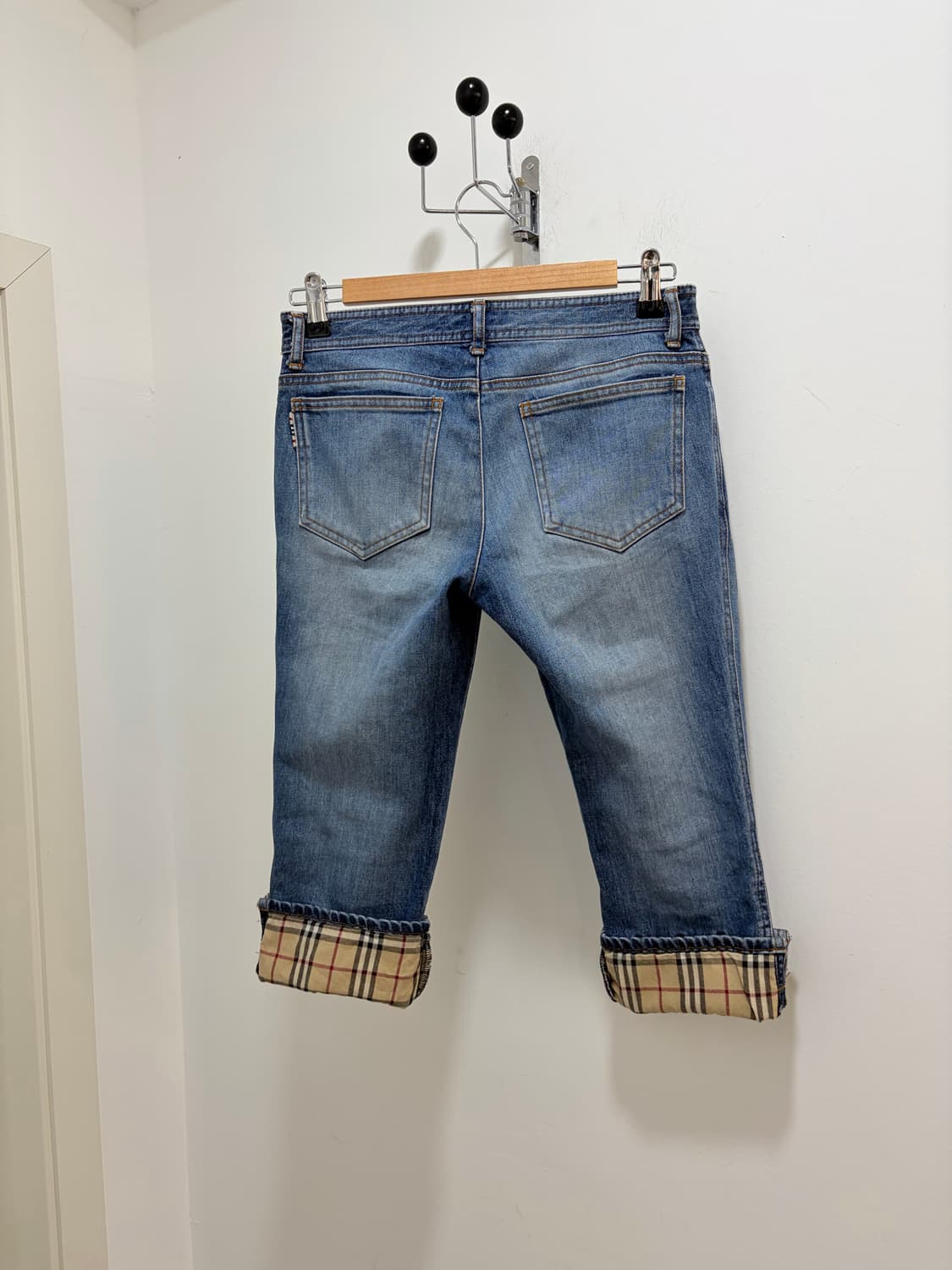 버버리 노바체크 데님 카프리 팬츠 상품이미지8