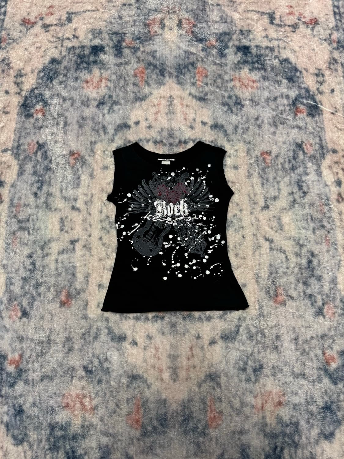 Unknown rock printing sleeveless  상품이미지2