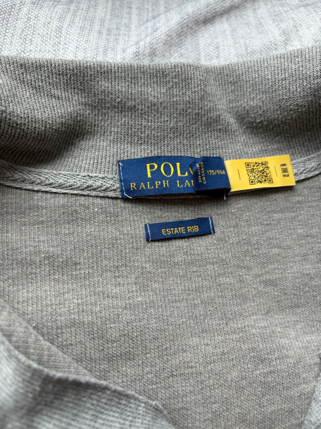 폴로 반집업 니트 그레이 상품이미지3