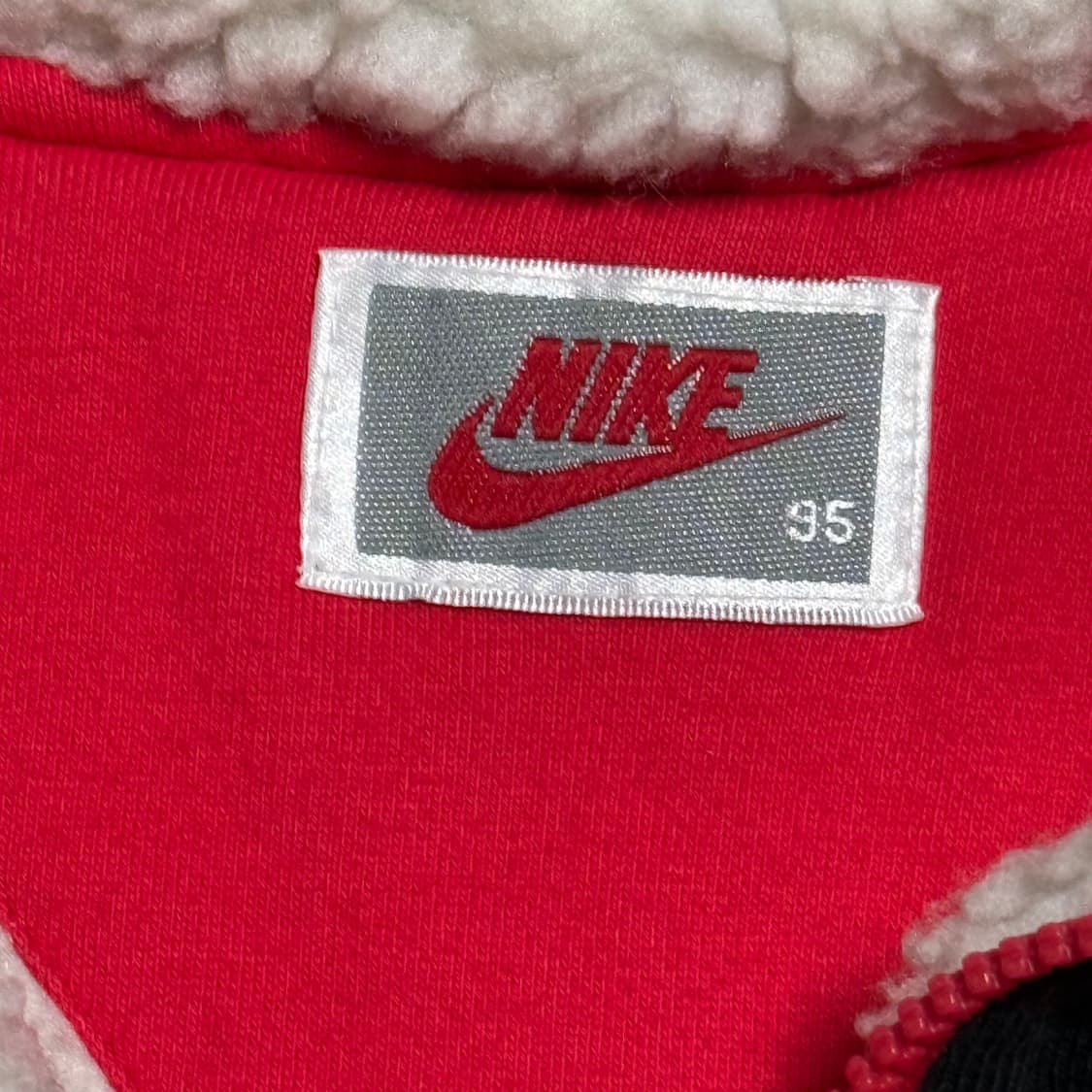 95 나이키 올드스쿨 뽀글이 후드 점퍼 상품이미지4