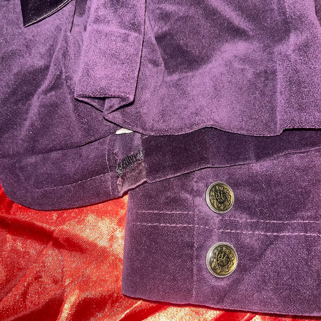 퍼플 리본 블레이져 갸루 고딕 고스 상품이미지3