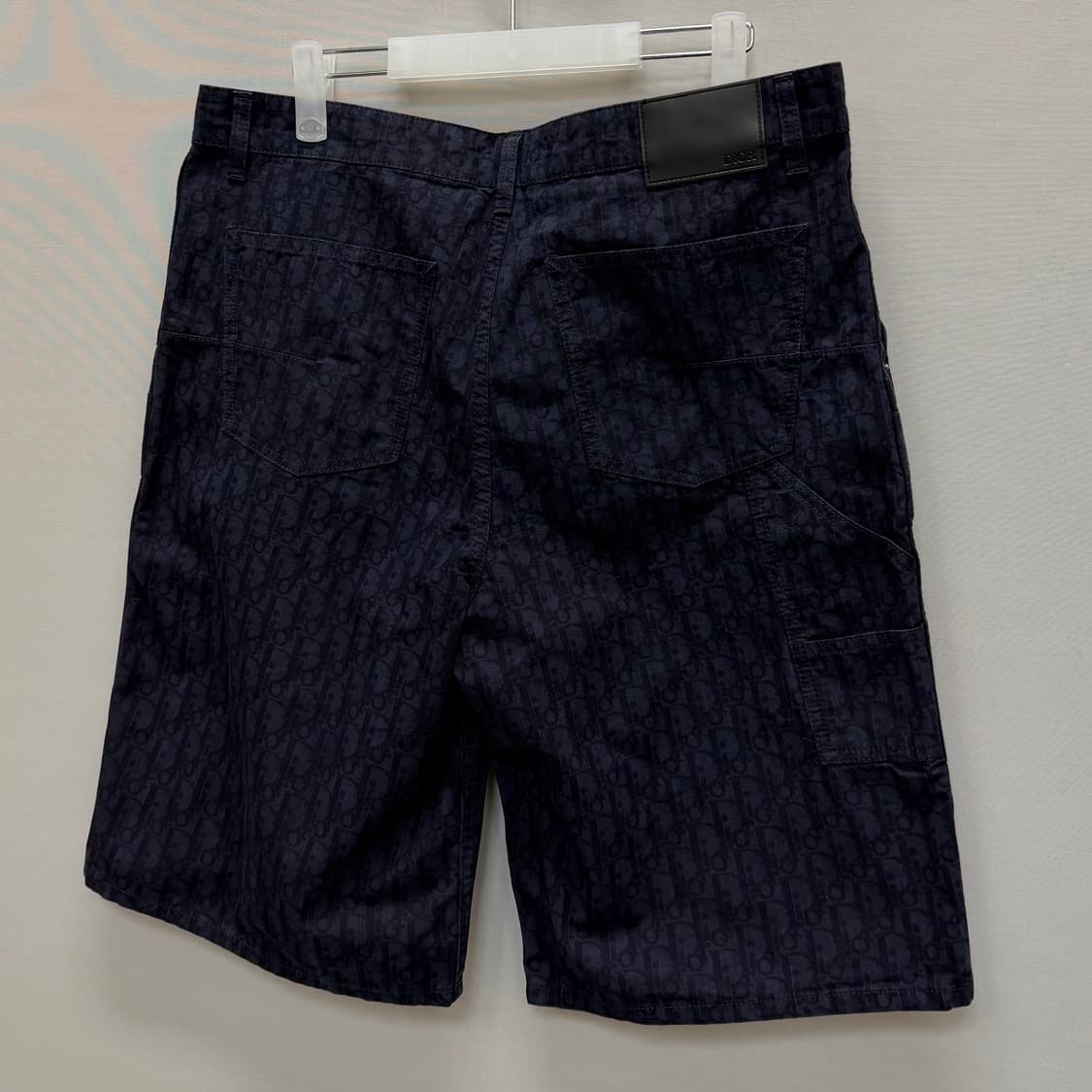 디올 오블리크 카스리 코튼 데님 카펜터  쇼츠 팬츠 ( 34 ) 상품이미지5