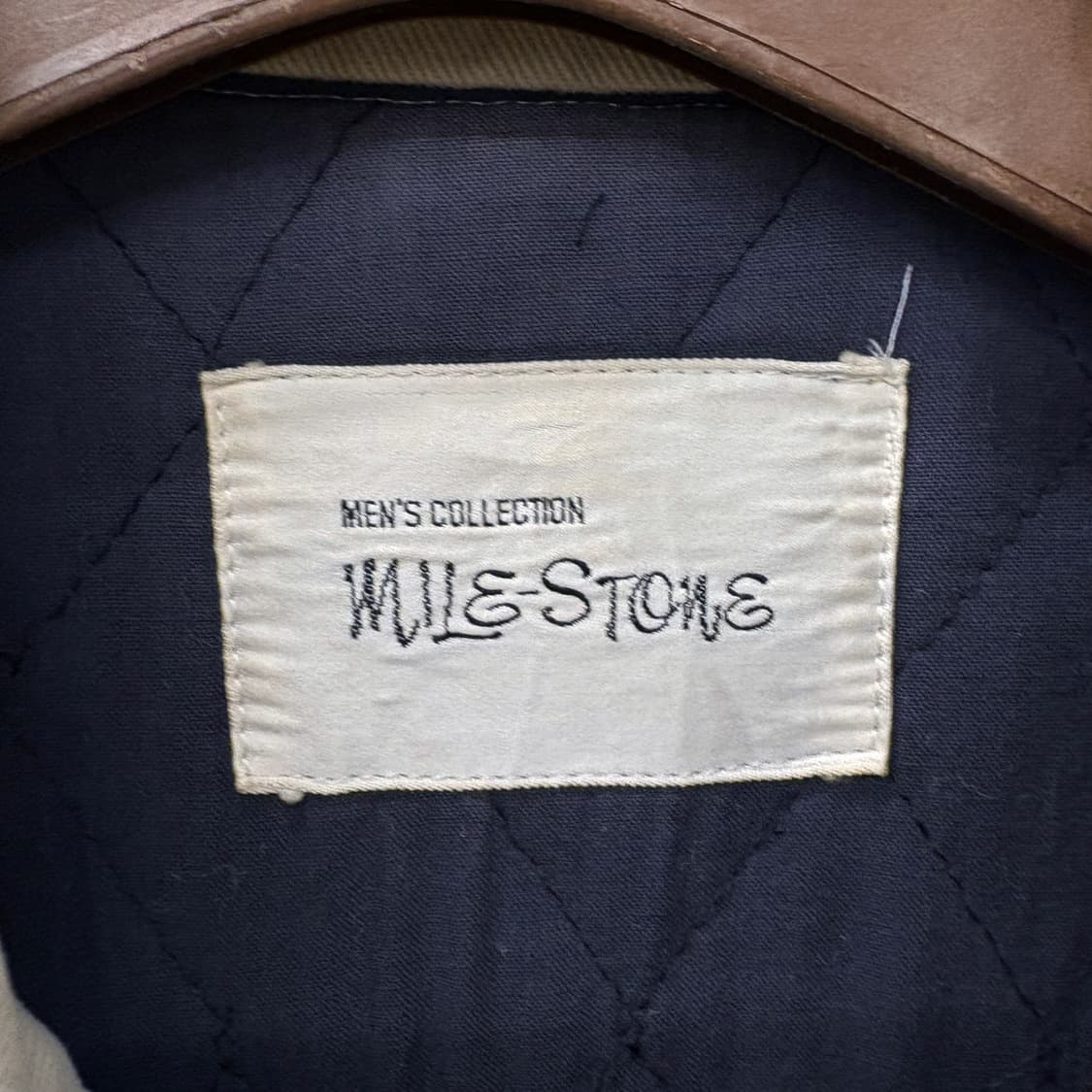 90s JPN 마일스톤 빈티지 프린팅 퀼팅안감 블루종 스윙자켓 N612 상품이미지8