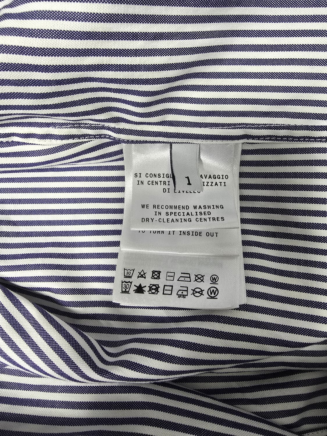 몽클레어 감마 블루 체크 스트라이프 셔츠 1 상품이미지7