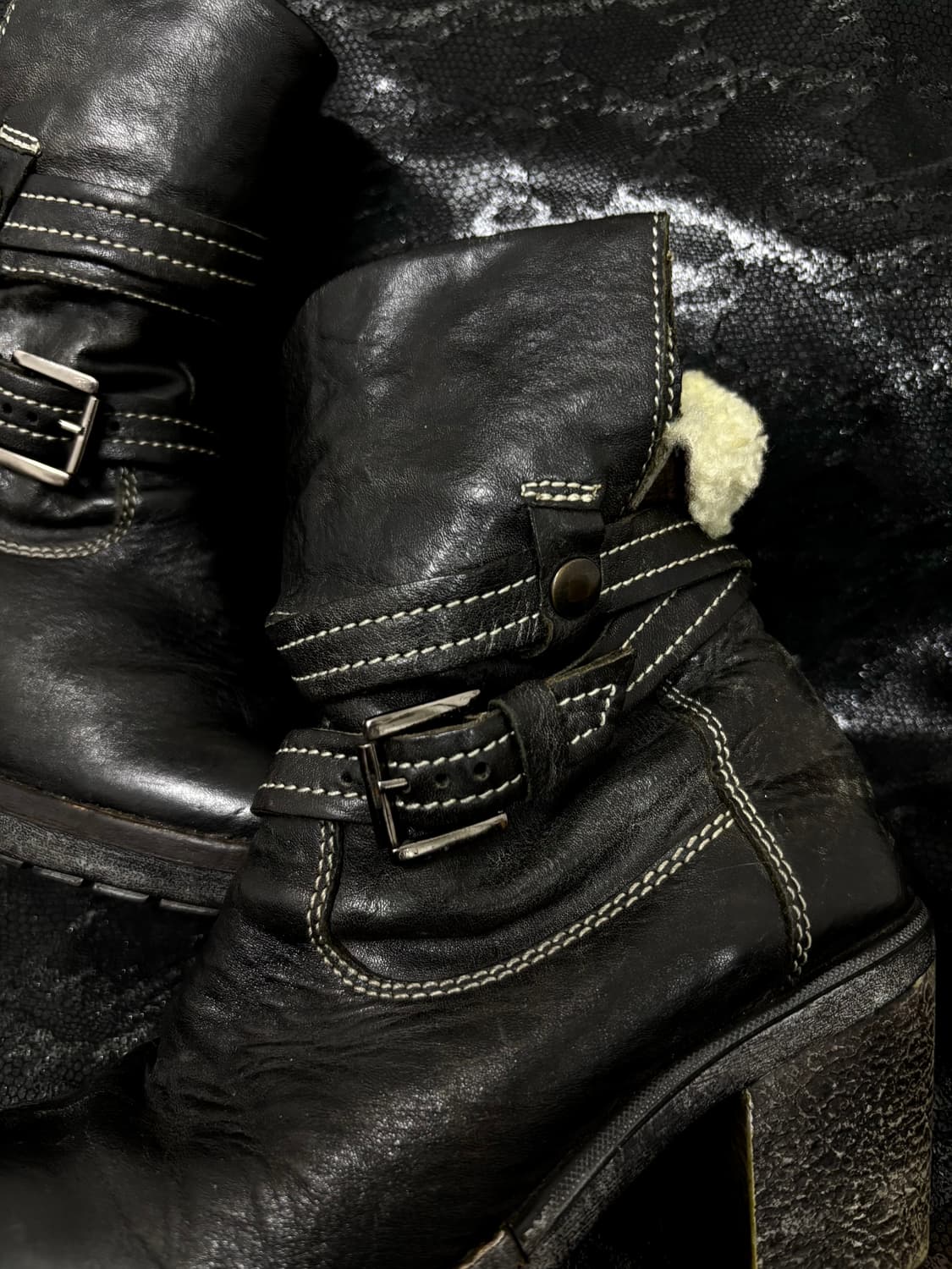 “MANAS” 00’s Rare Design 2Buckle Detail  상품이미지6