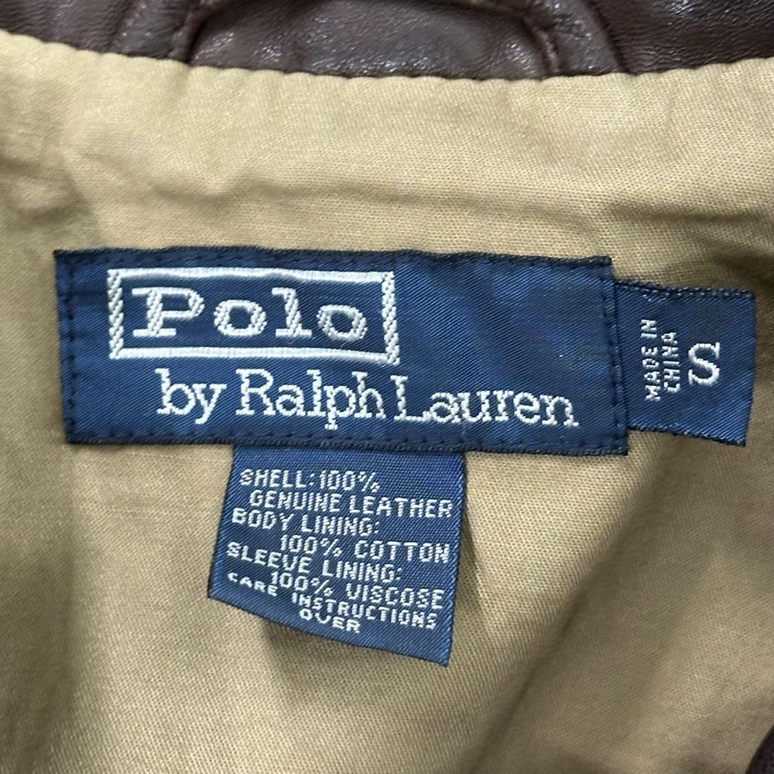 폴로 랄프로렌 클래식 양가죽 바라쿠다 자켓 S 상품이미지9