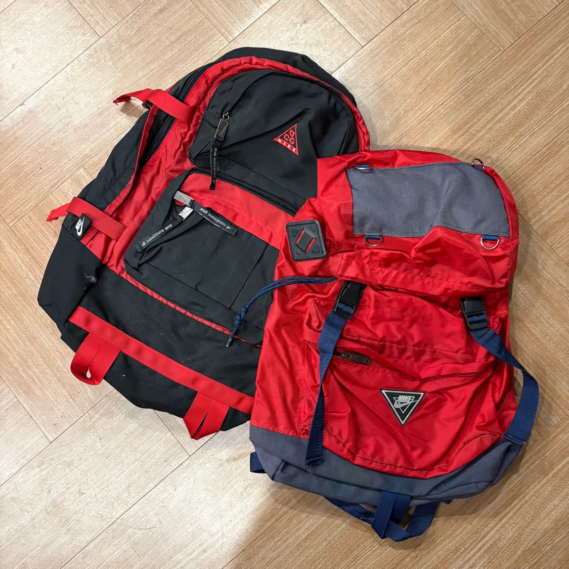 90s 나이키 ACG 아웃도어 마운틴 레드 백팩 상품이미지3