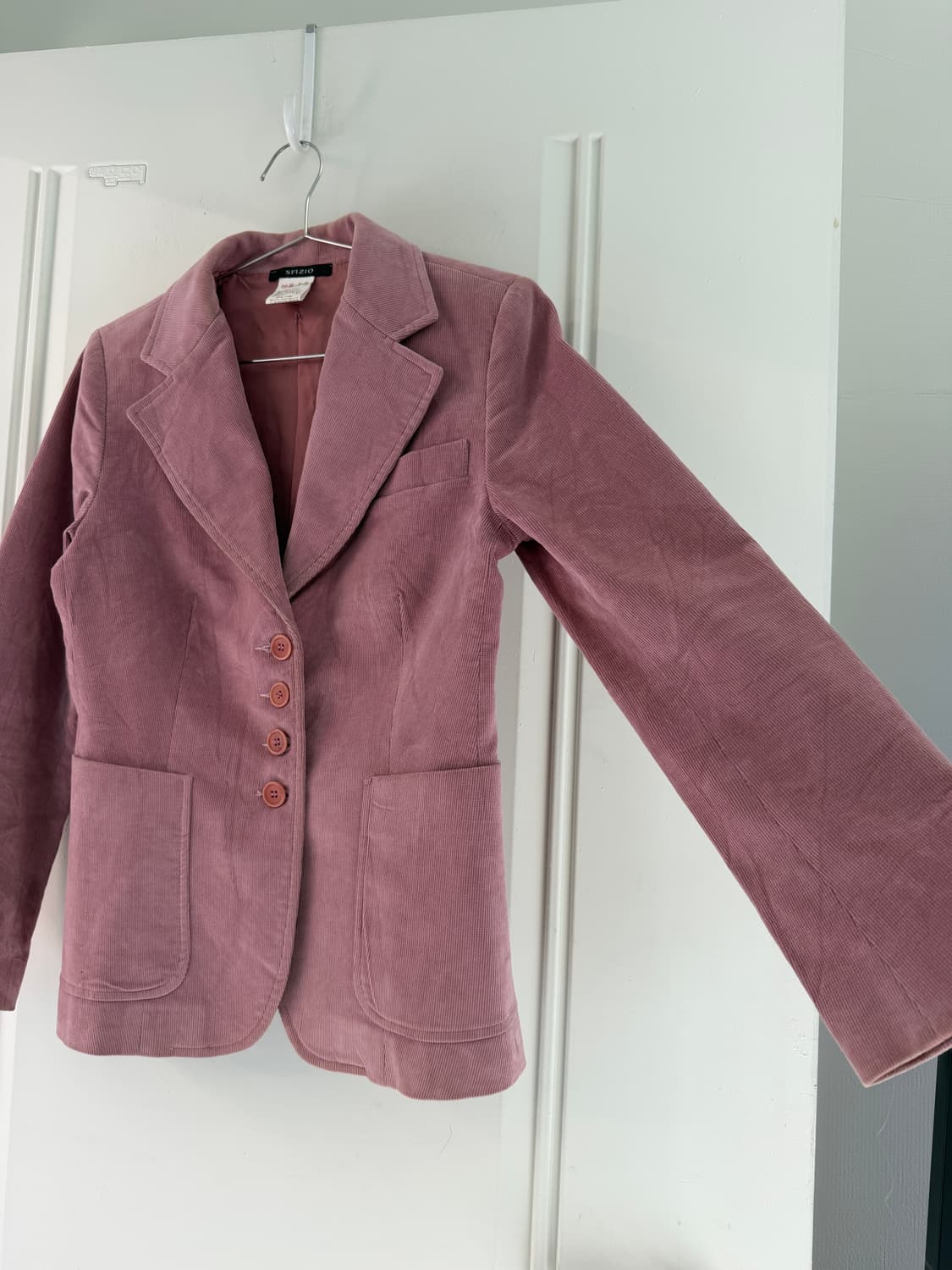 일본빈티지 핑크 클래식 코듀로이 블레이저 상품이미지8