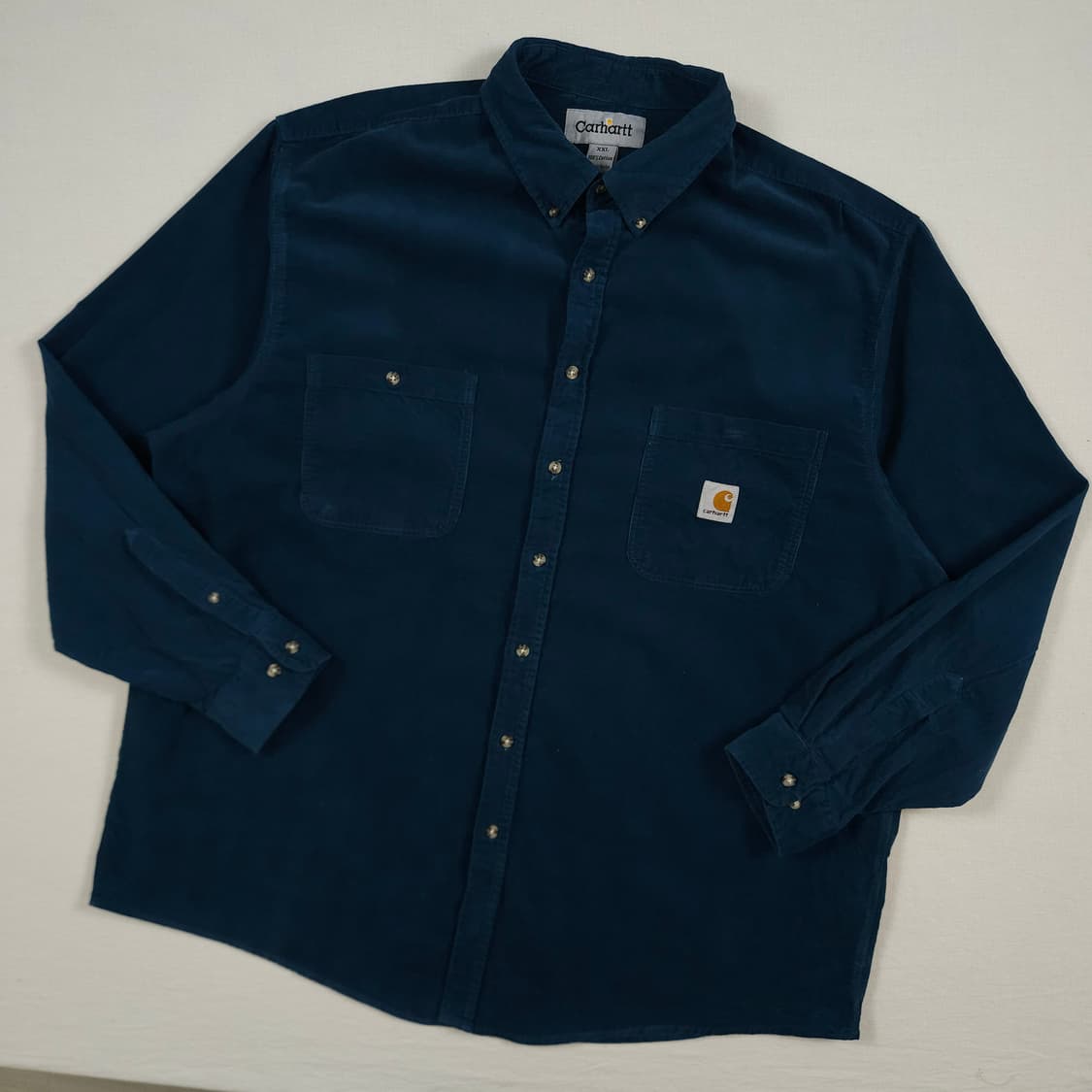 2XL(110) 칼하트 리워크 코듀로이셔츠 포레스트 그린 상품이미지2