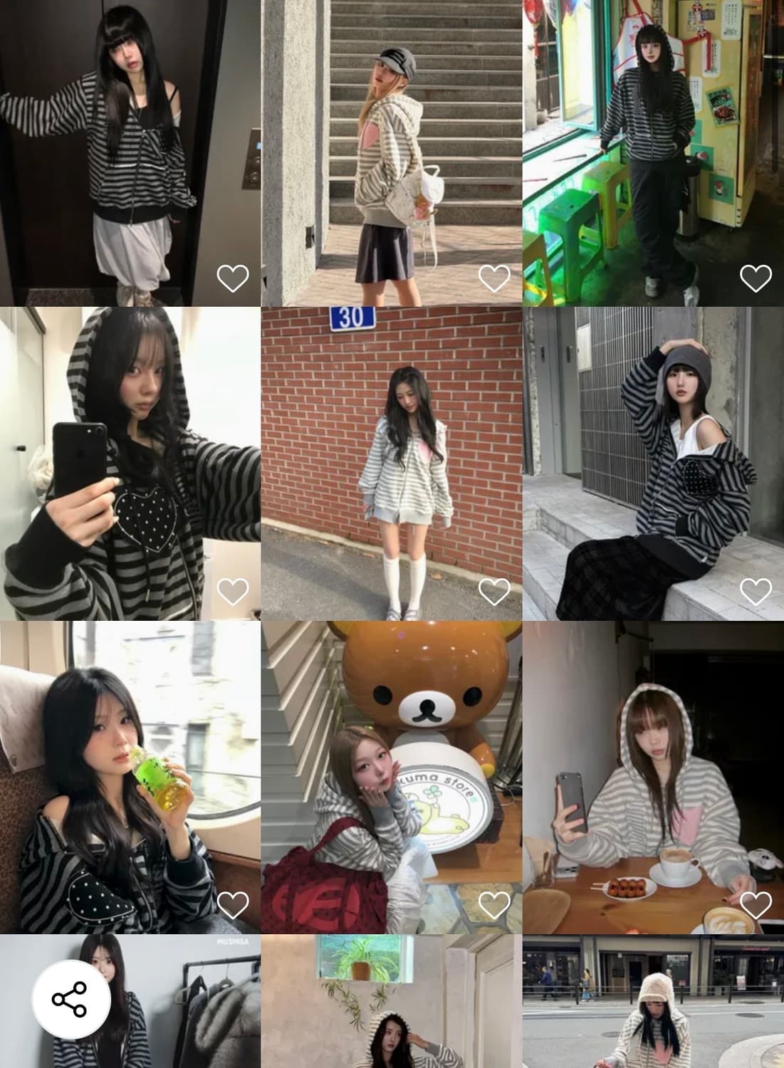 유희 후드집업 차콜 상품이미지4