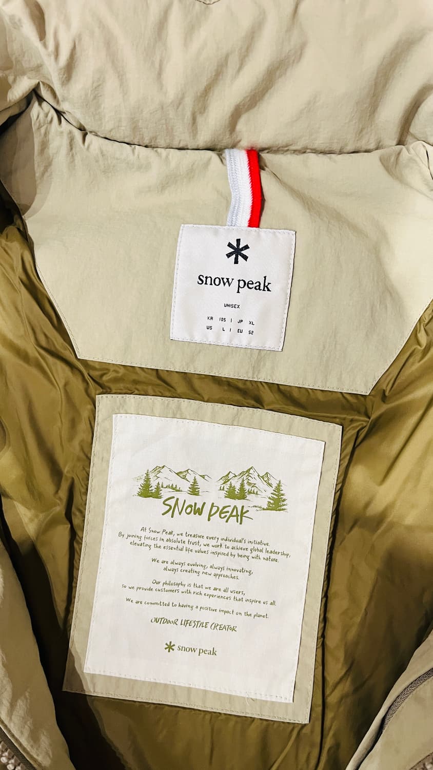 스노우피크 패딩 105 상품이미지2