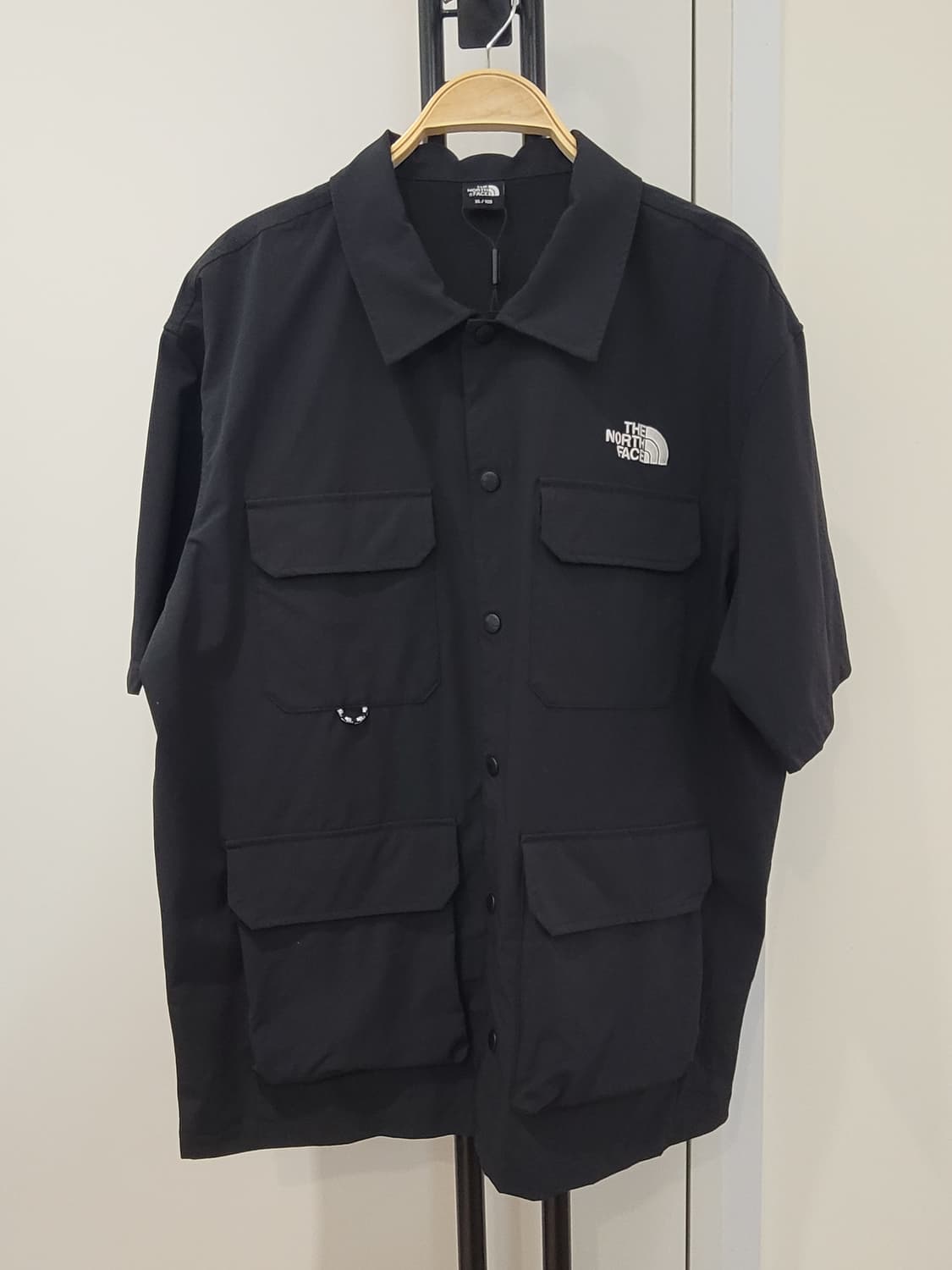 노스페이스 코듀라 캠퍼 반팔 셔츠 블랙 XL 105사이즈 미착용 상품이미지3