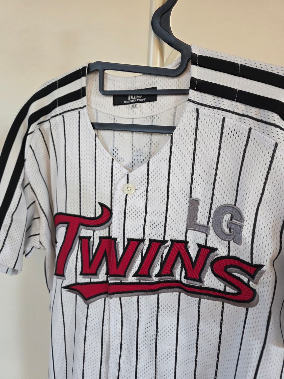 LG 트윈스 스트라이프 홈 유니폼 95 상품이미지1