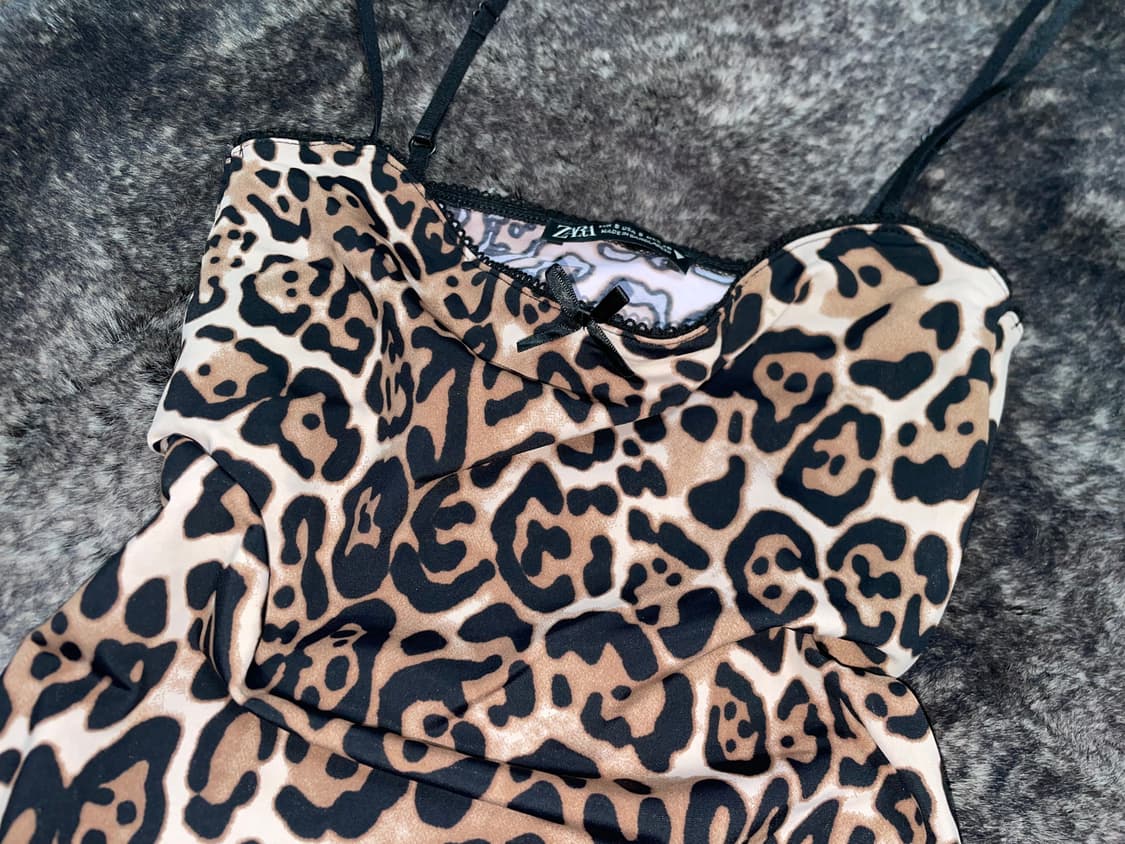 Zara reopard sleeveless  상품이미지1