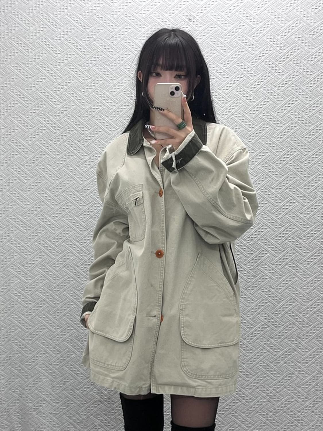 엘엘빈 빈티지 레트로 90's 워크 초어 자켓 L C10584 상품이미지1