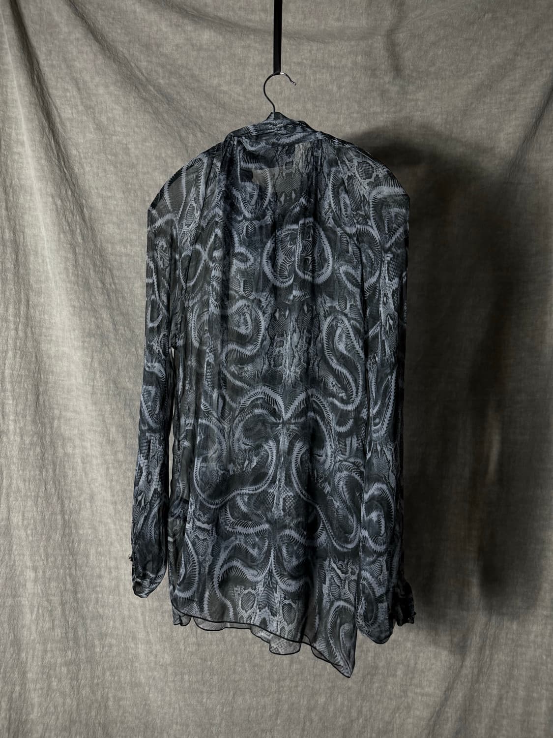 Philipp Plein Couture Snake Silk Blouse 상품이미지7