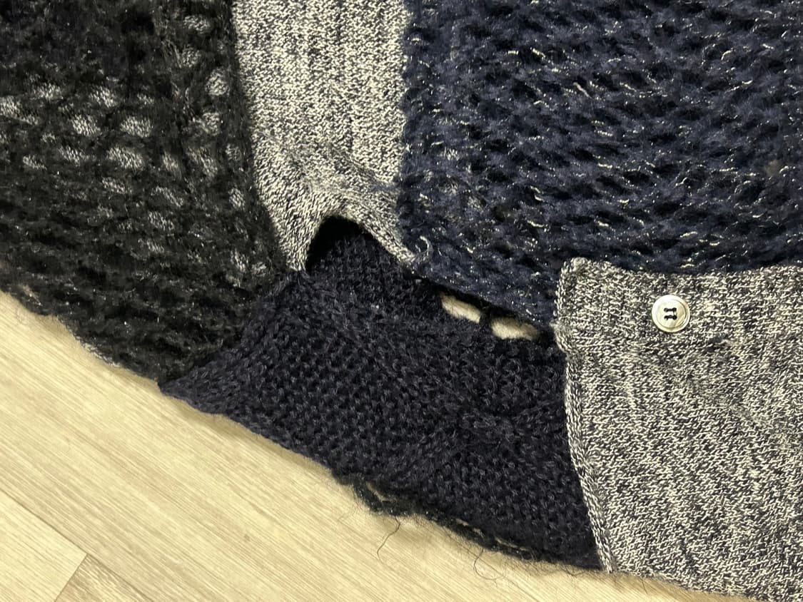 준야 와타나베&꼼데가르송 민소매 니트 상품이미지5