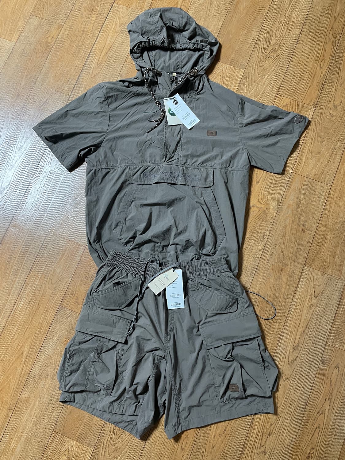 비비씨어스 재스퍼 아노락 셋업 다크그레이 L 새상품 상품이미지6