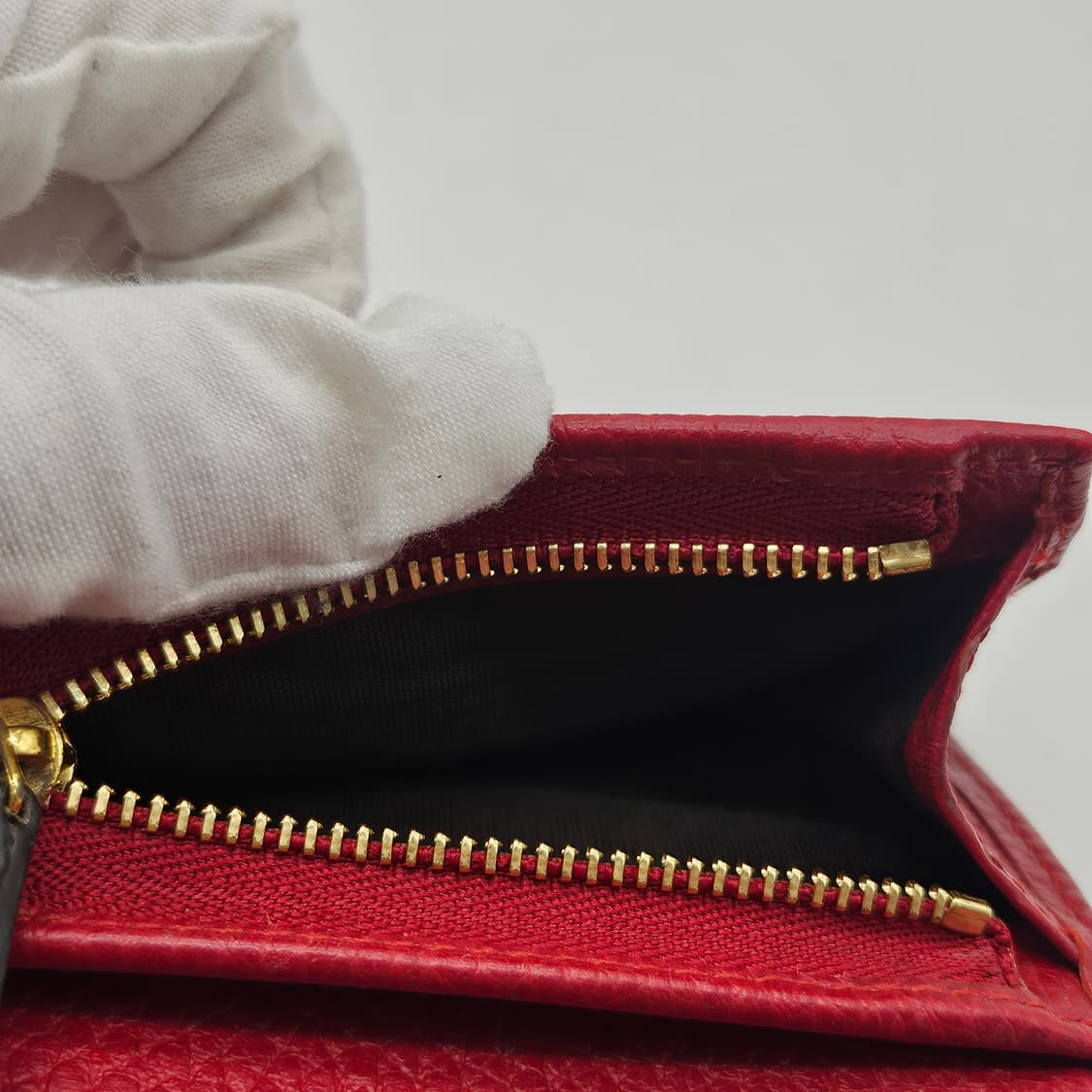 정품 구찌 GG 마몽 반지갑(레드) 상품이미지10