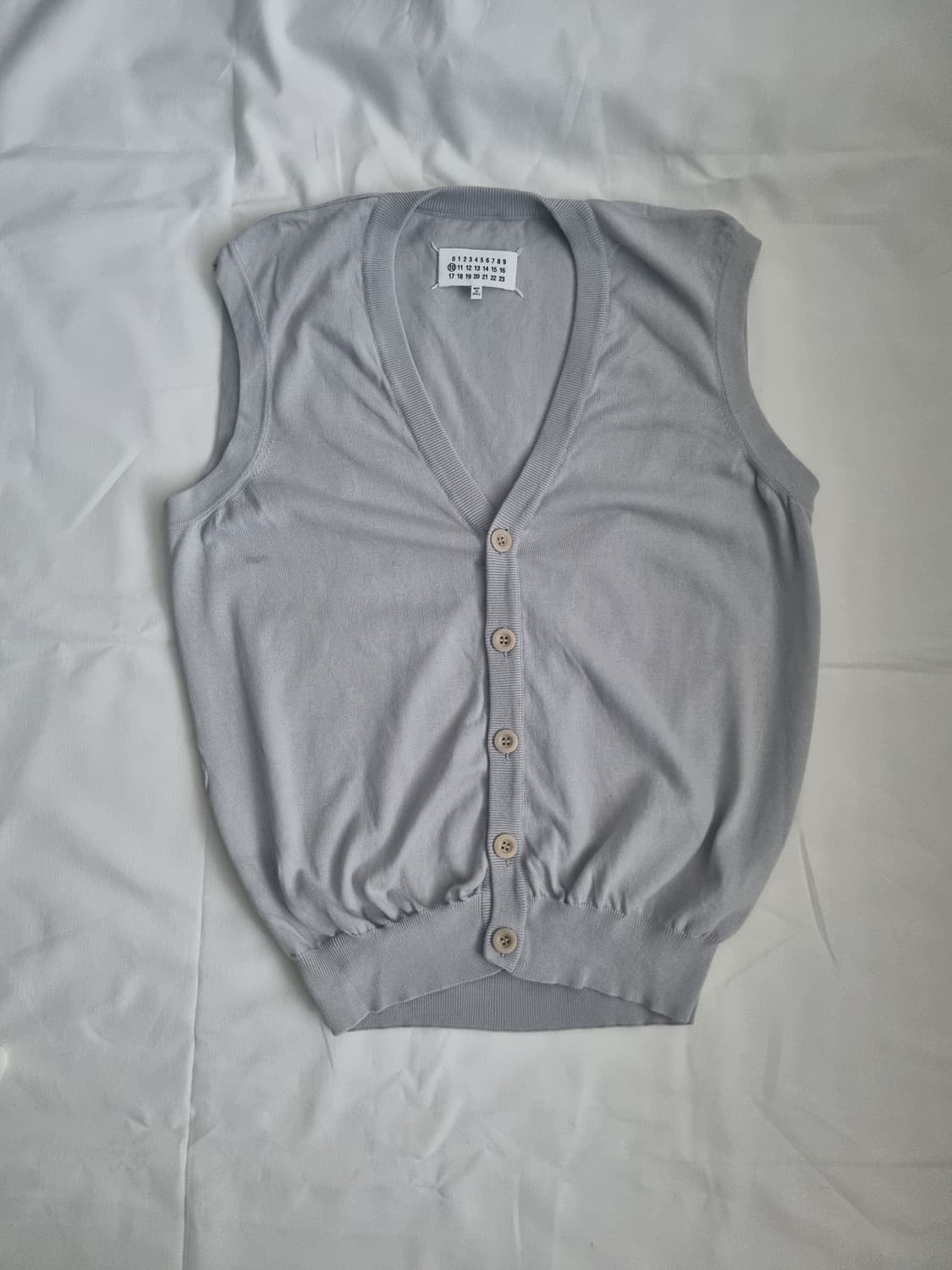 Martin margiela knit vest lightgrey 상품이미지1
