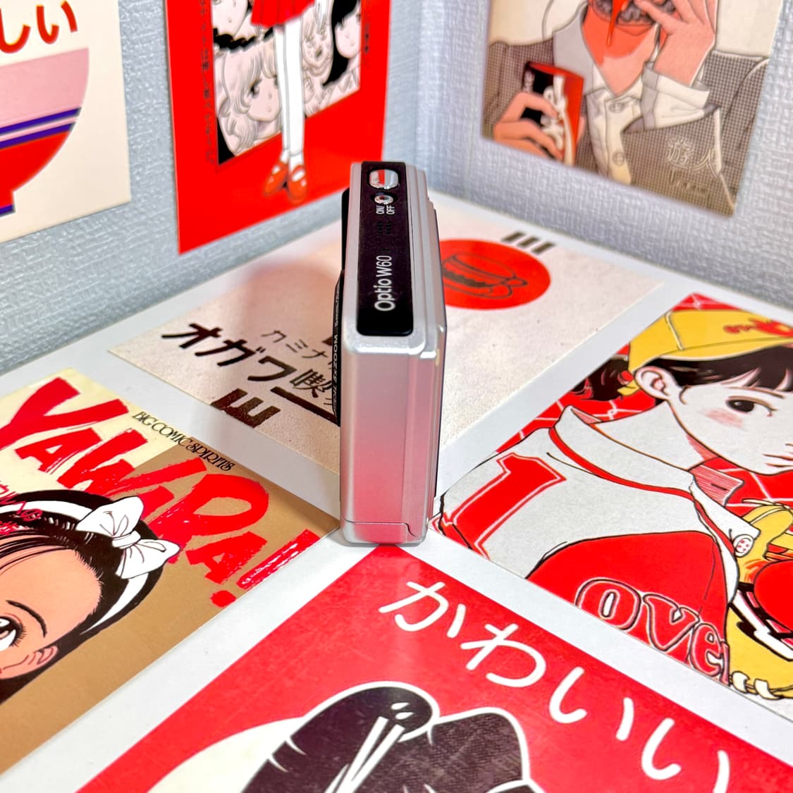 펜탁스 옵티오 W60 블루 빈티지디카 상품이미지6