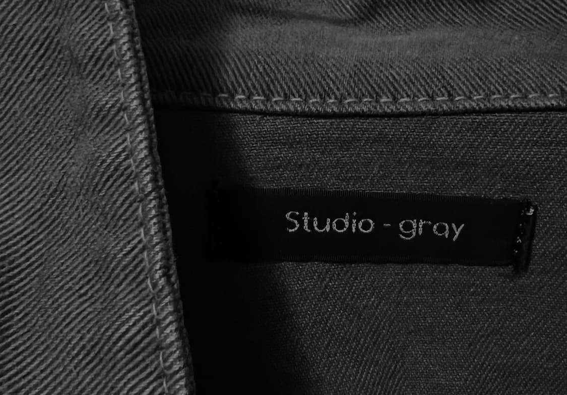 카키 데님 크롭 트러커 자켓 상품이미지2