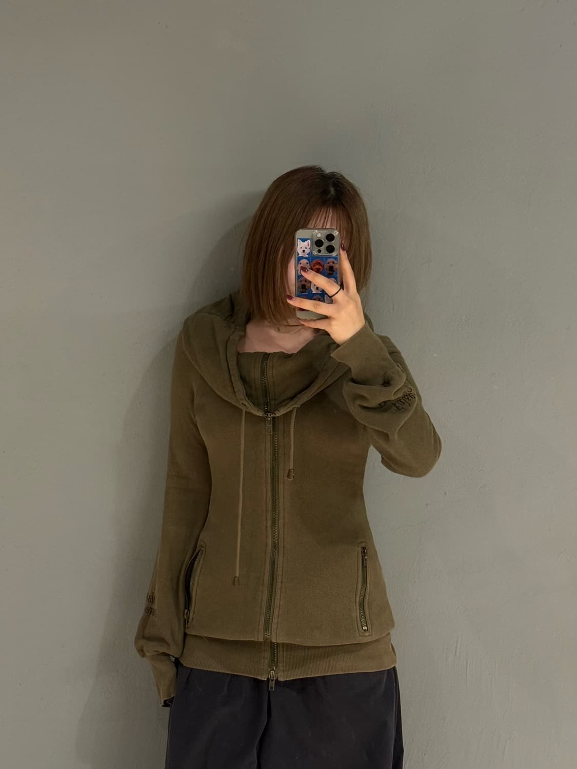 Heaven and Earth wide collar zip-up  상품이미지2