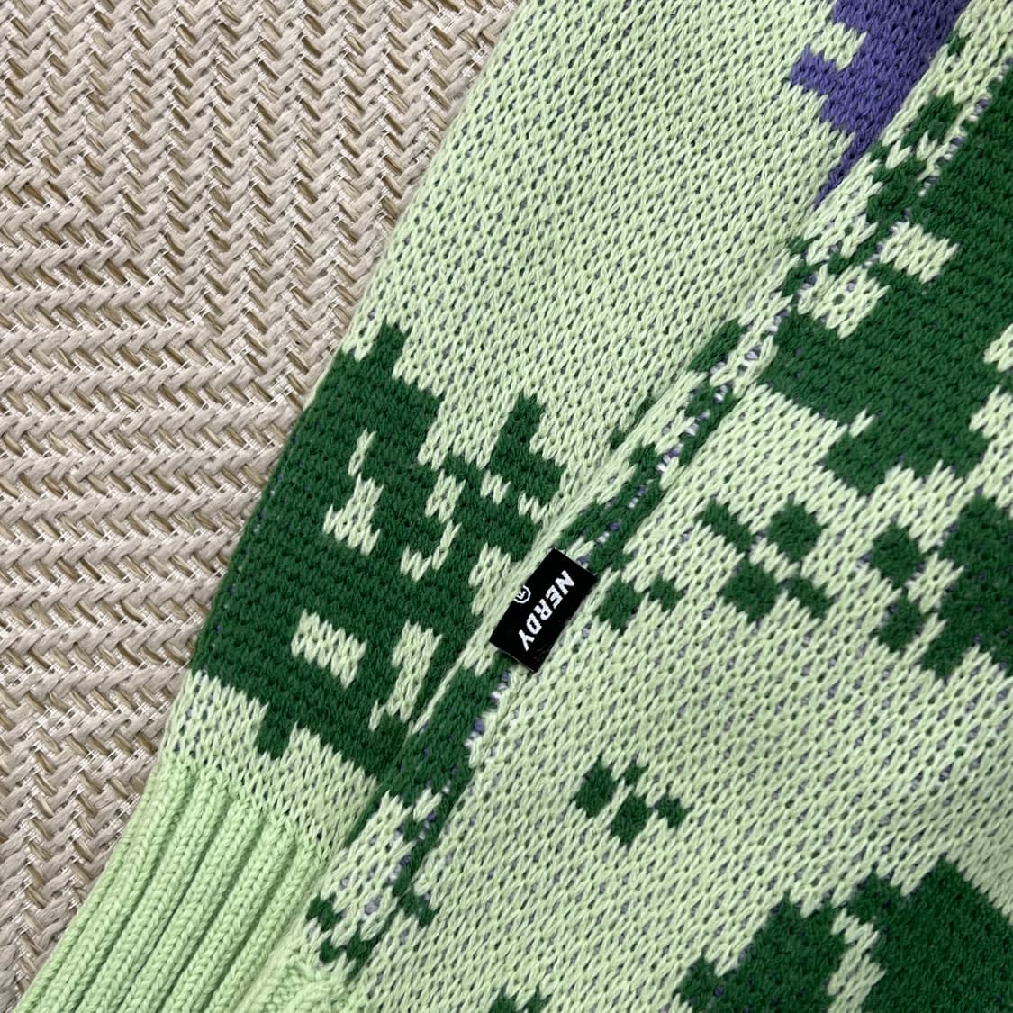 널디 랜드스케이프 패턴 니트 r3233 상품이미지5