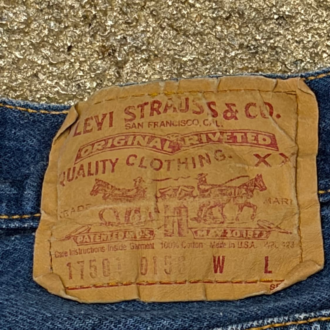 90s Made in USA 빈티지 리바이스 여성 배기핏 청바지 상품이미지8