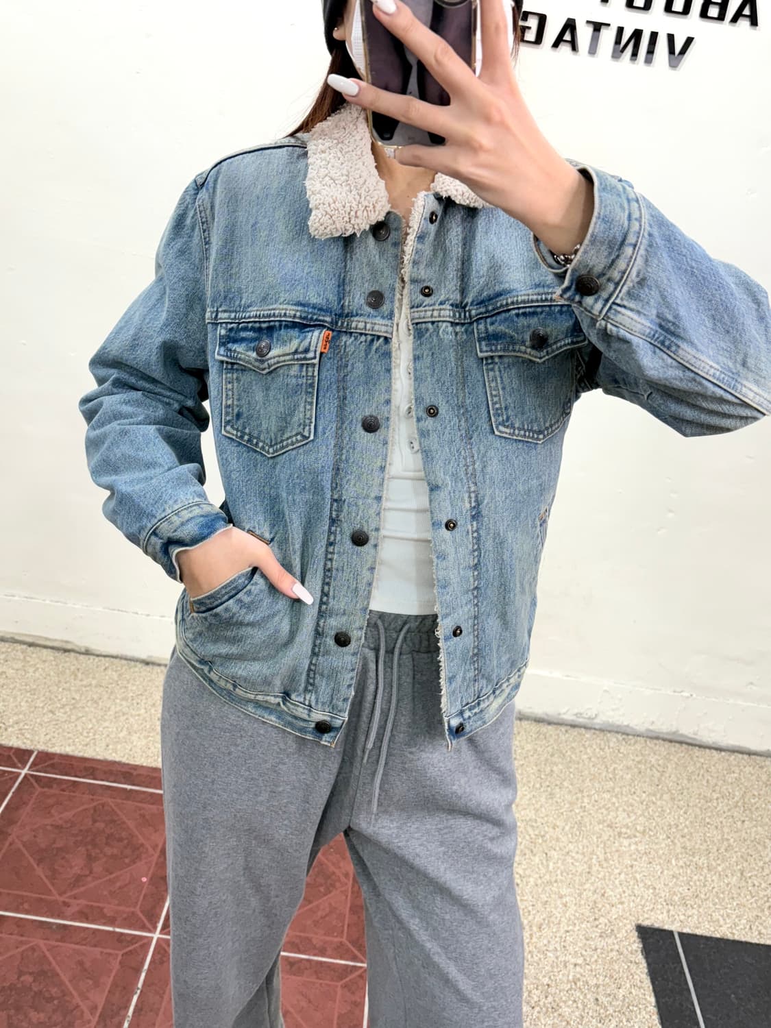 리바이스 양털 청자켓 상품이미지9