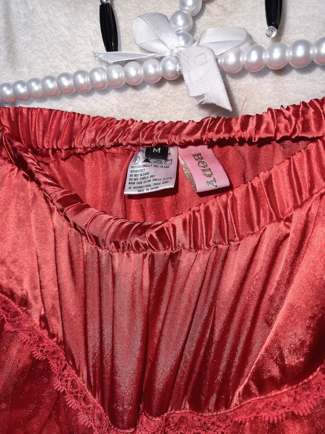 바디라인 히메갸루 고스펑크 로리타 리본 레드 튜튜 샤스커트 캉캉치마 핀터 상품이미지8