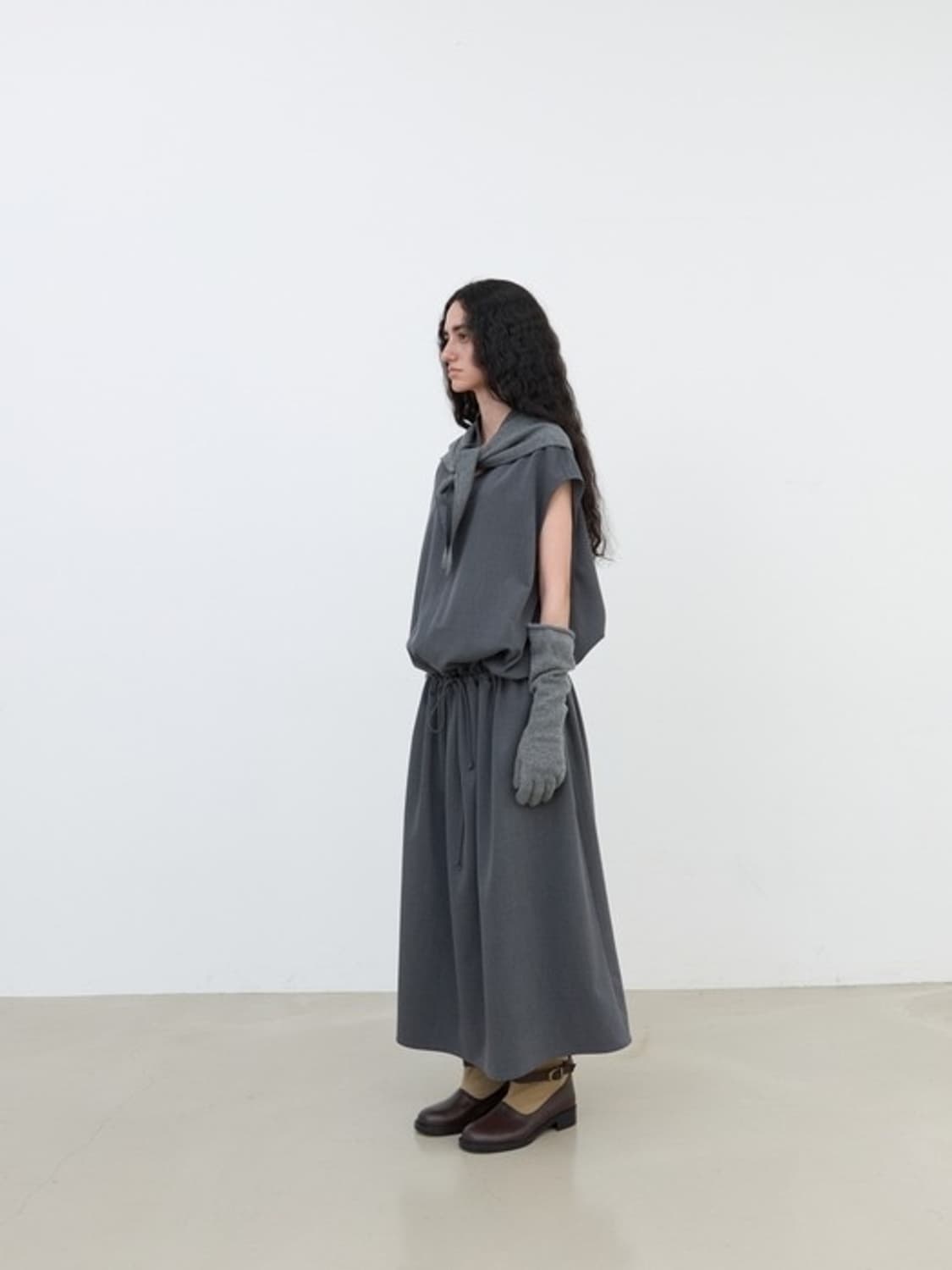 [새상품] 에토스 waist banded dress 상품이미지2