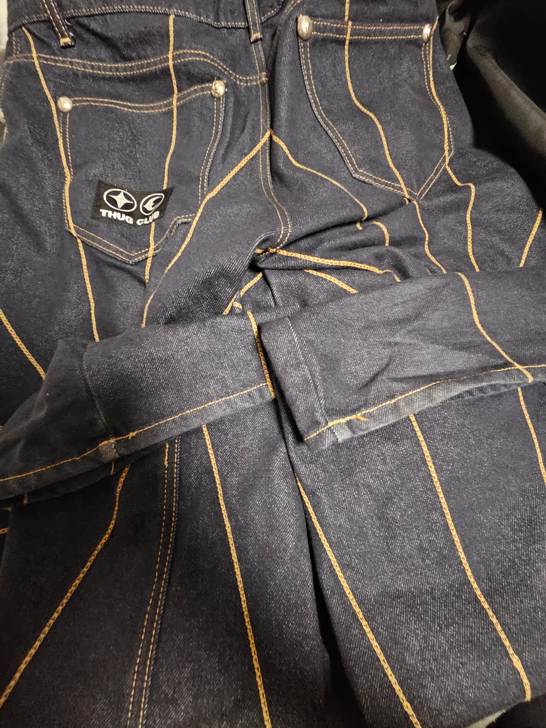 떠그클럽 스티치 데님 3사이즈 상품이미지3