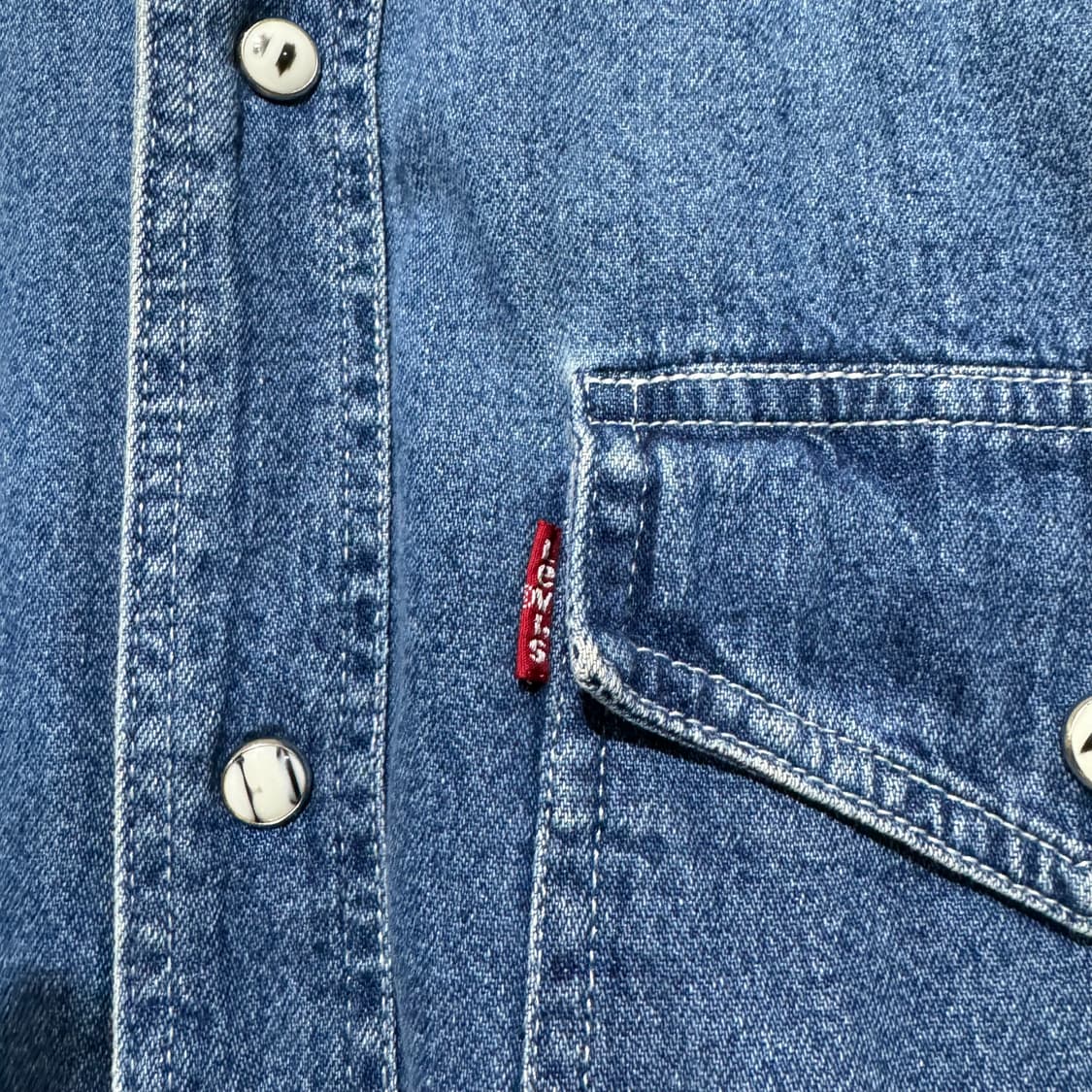 리바이스 웨스턴 데님셔츠 상품이미지2