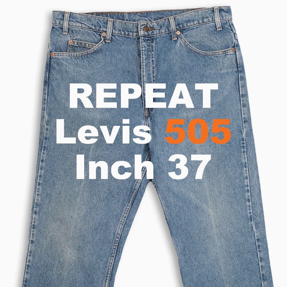 리바이스 505 오렌지탭 연청 90s 37 인치 OR50538103 상품이미지1