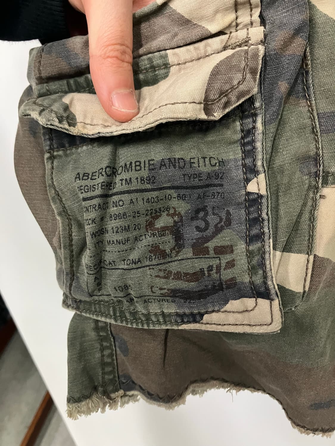 아베크롬비 카모 카반 상품이미지2