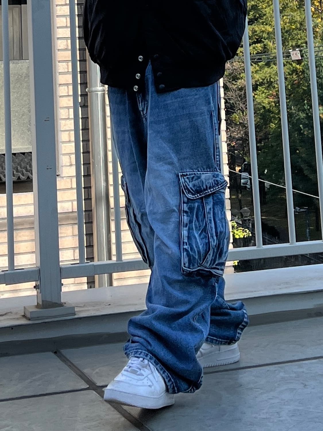 빈티지 카고 워싱 데님팬츠 상품이미지1