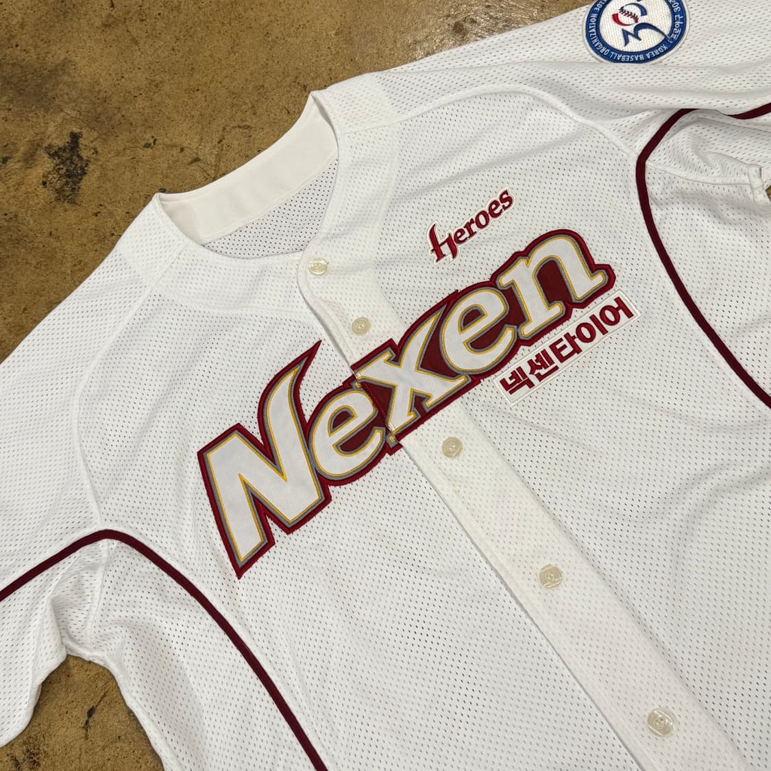 넥센 히어로즈 야구 홈 유니폼 72 이광근 마킹 b16 상품이미지1