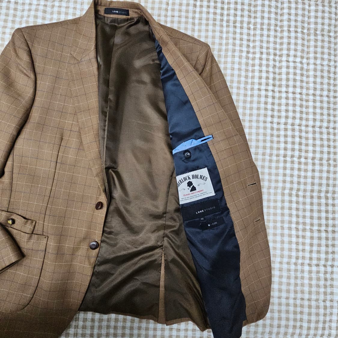 론스튜디오 울100 블레이저 자켓 남자100 상품이미지6