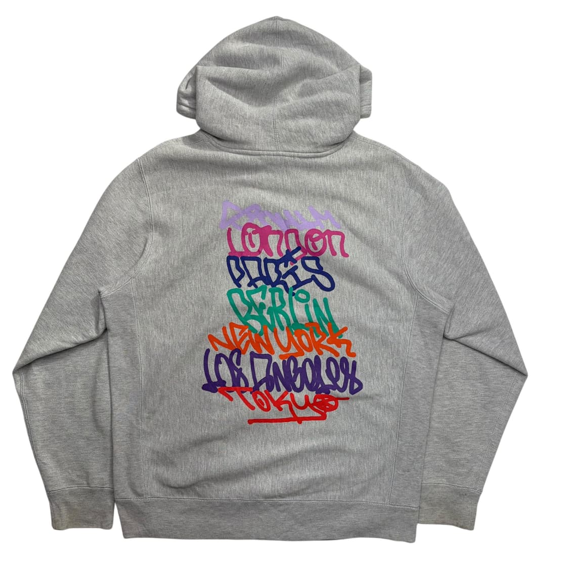 인디펜던트 X SNS! 백 프린팅 로고 그레이 후드티 M 상품이미지1