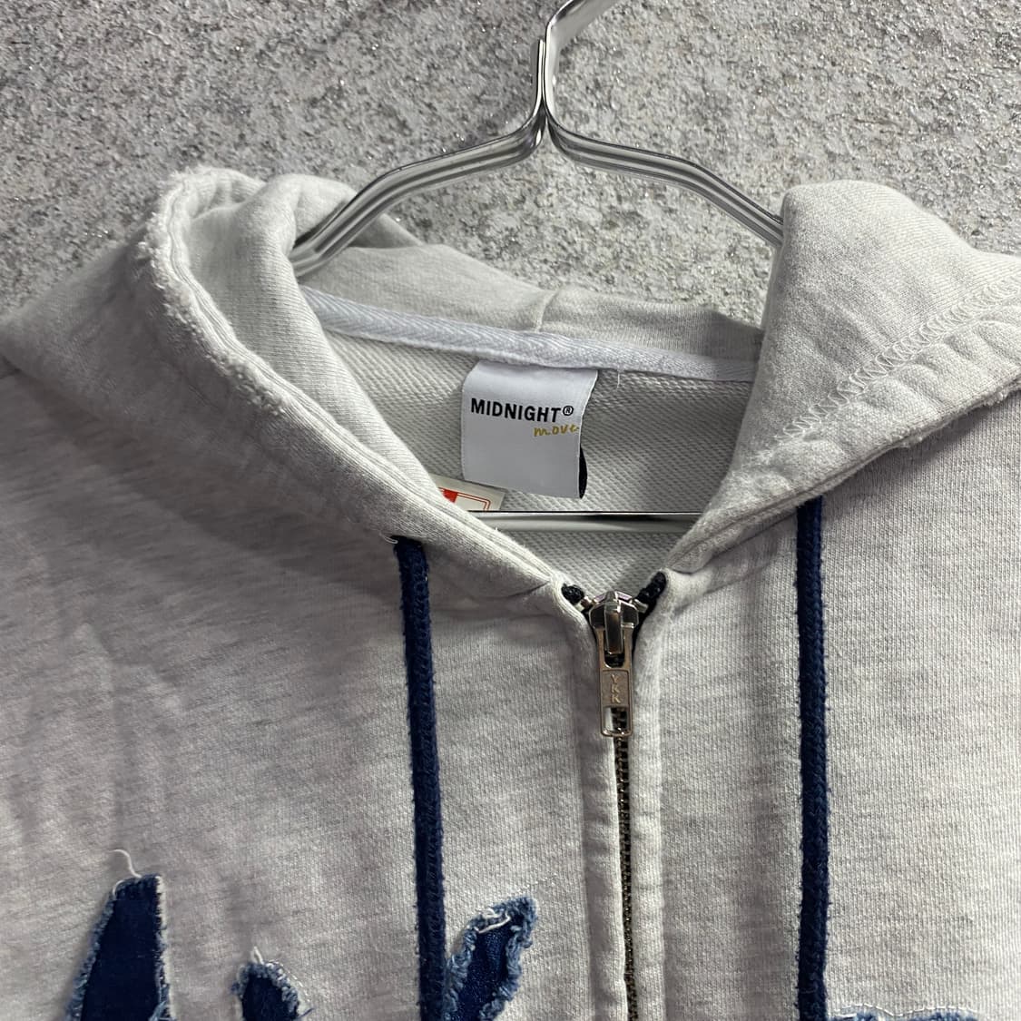 미드나잇무브 빅로고 디트로이트 후드집업 B4400 상품이미지3