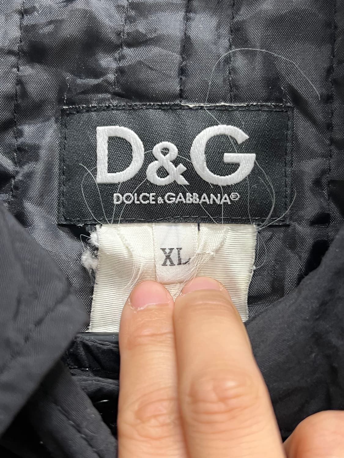 돌체앤가바나 03aw 아카이브 고글 봄버 블랙 상품이미지5