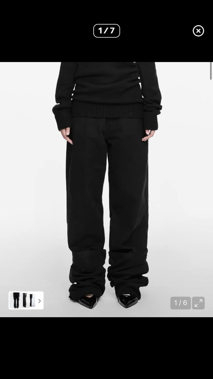 (급구) Nache REVERSE COTTON PANTS SIZE1 상품이미지1
