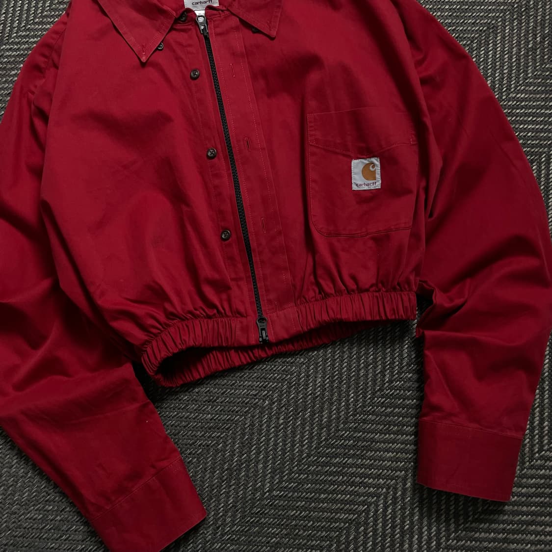 칼하트 크롭 리메이크 투웨이 셔츠 자켓o 4564 상품이미지2