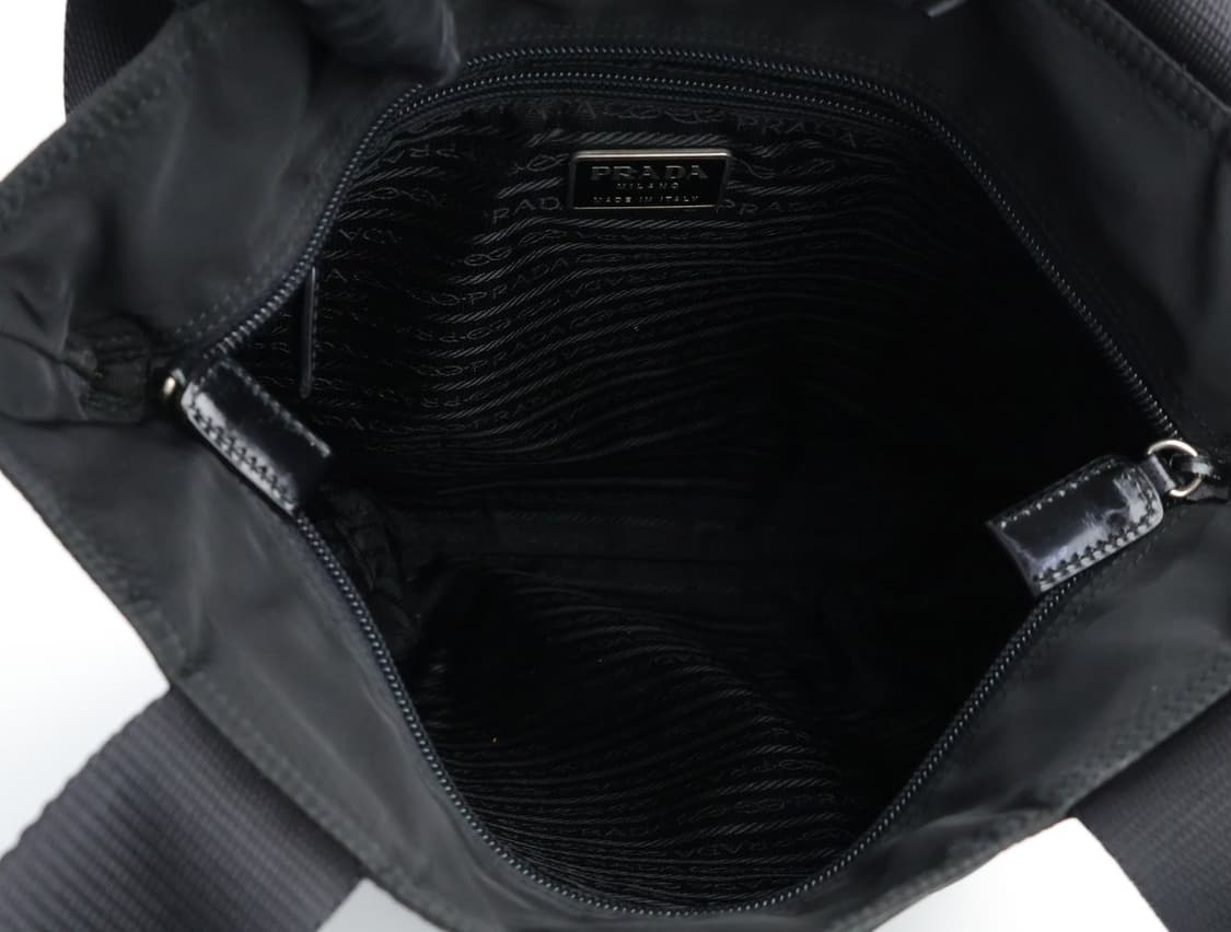 프라다 삼각로고 빅 숄더백 쇼퍼백 나일론 토트백 블랙 상품이미지8