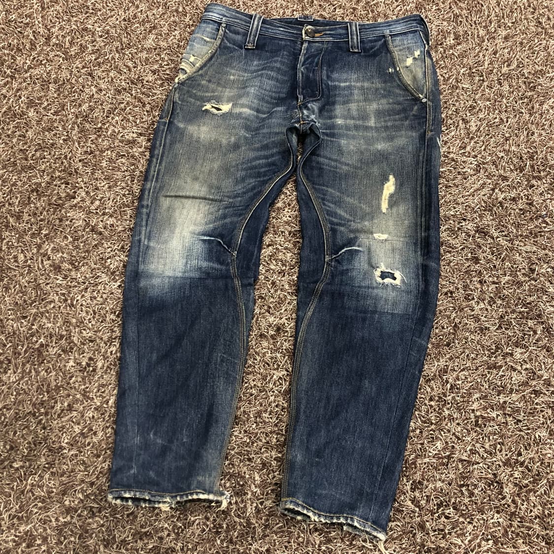 디젤 X 아디다스 워싱 디스 데님팬츠 상품이미지2