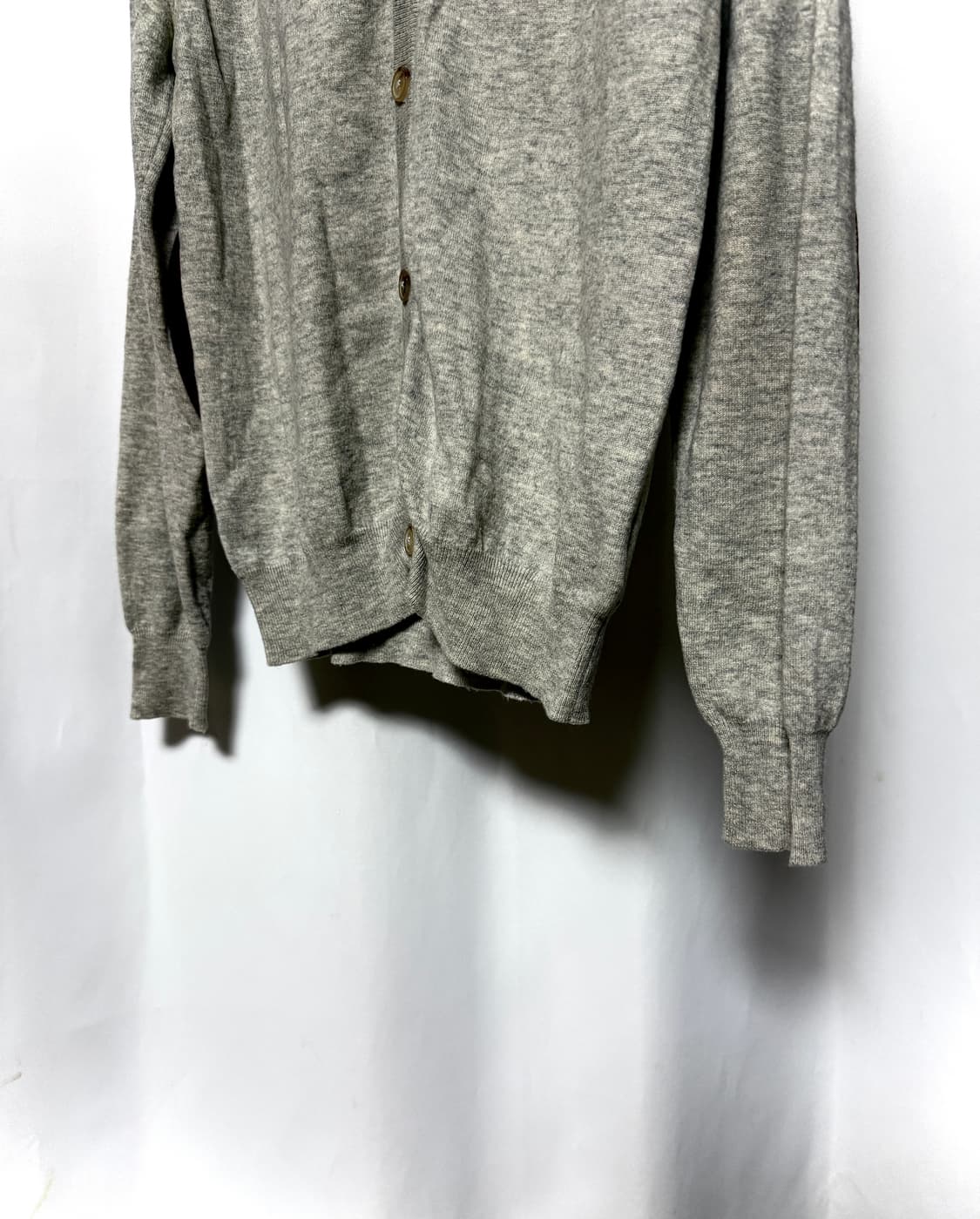 마르지엘라 10Fw 시그니처 레더·울 믹스 가디건  상품이미지6