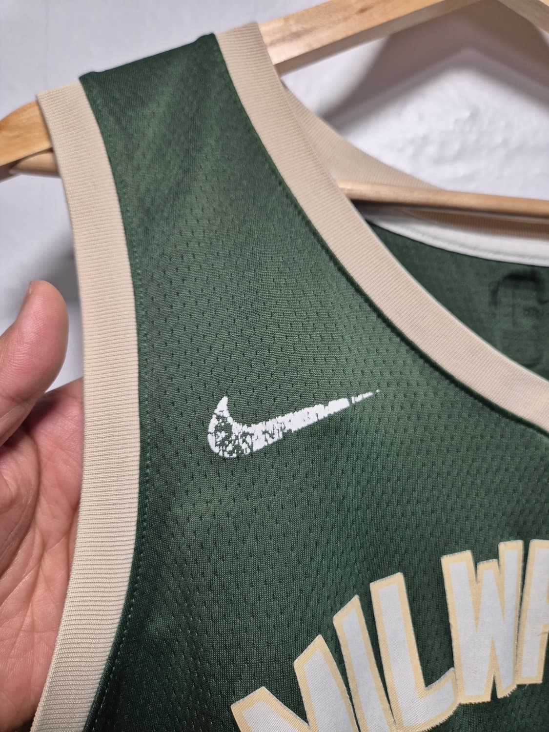 나이키 야니스 아데토쿤보 벅스 유니폼 34번 그린 3XL 상품이미지4