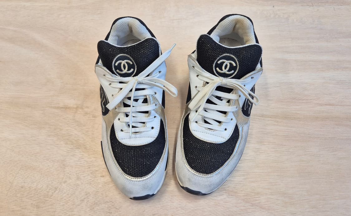 샤넬 펄 로고 스니커즈(운동화) 38.5 상품이미지1