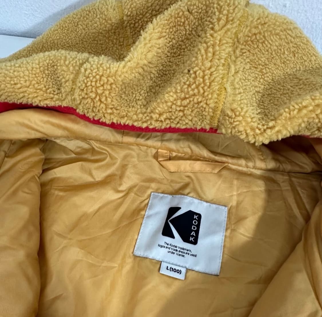 코닥 KODAK 머스타드 후리스 자켓 상품이미지3